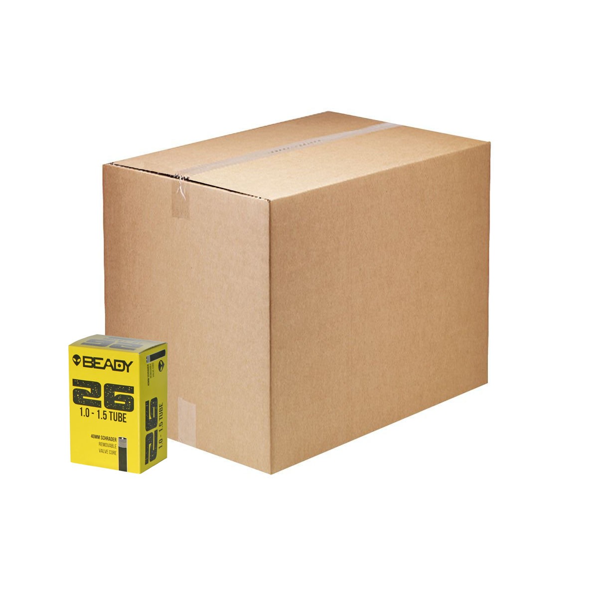 Бутиловая трубка с бусинками, 26x1,0-1,5 SV, 40 мм, 50 штук