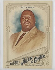 2018 Topps Allen & Ginter Topps.com Online Exclusive 5x7 27/49 Biz Markie 09fn