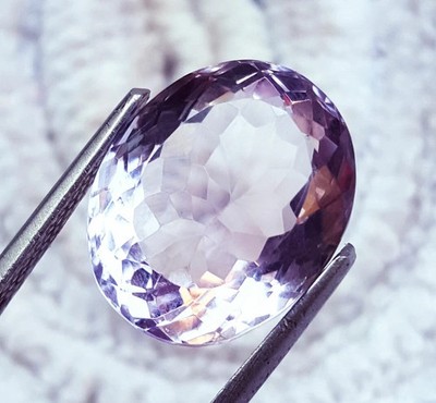 100% Natural Amethyst 8.40 Ct Oval Shape Loose Gemstones Certified