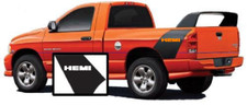 Hemi Bedside Decal Set That Fits Dodge Ram 1500 2500 Cummins Trx Matte Black