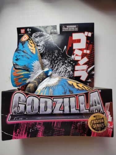 2012 Godzilla Rainbow Mothra Figure Bandai Toys Monster Vinyl Fusion Series New