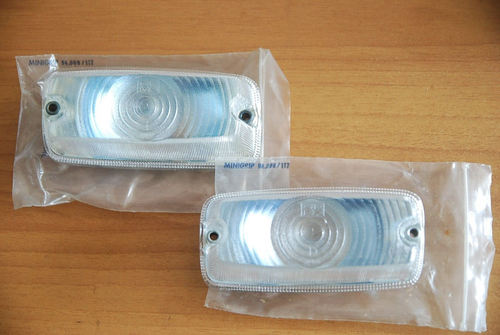 Nos Fiat 850 front white indicators set - 第 1/2 張圖片