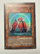 YUGIOH Machina Peacekeeper Super Rare 1st Edition SDMM-EN003