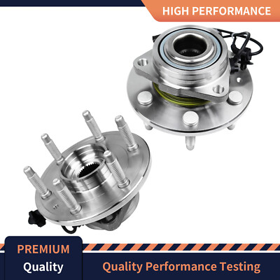 For 2007-2013 Chevy Silverado GMC Sierra 1500 Tahoe 4WD Front Wheel Bearing Hubs