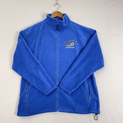 Blue Generation Men's Blue BRYC Coach Fleece Jacket  Size/XL