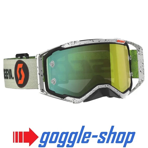 Scott Prospect Motocross Goggles Camo - Special Edition SEEYA Yellow Mirror Lens