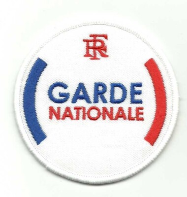 STOFFABZEICHEN, MILITÄRPATCH DER FRANZÖSISCHEN NATIONALGARDE
