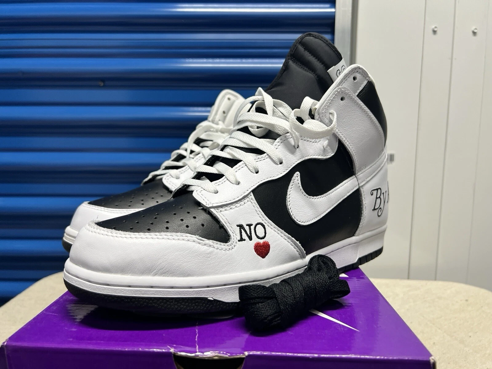 Taille 13   Nike Supreme x Dunk SB High By Any Means   Stormtrooper