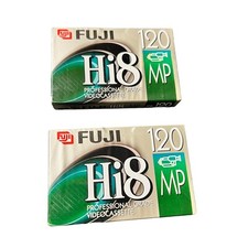 2 FujiFilm HI8 MP P6-120 Professional Grade Video Cassette Blank media camcorder