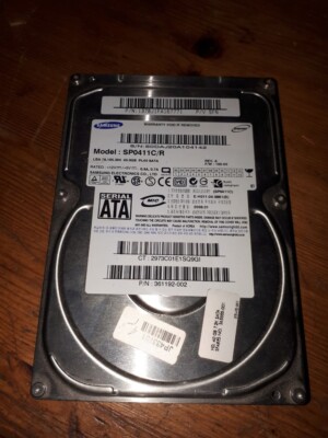 FESTPLATTE SAMSUNG SPINPOINT PL40 SP0411C/R 40GB 7200U/min 2MB SATA 3.5''