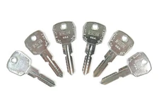 Curtis FC-8 Automobile Key Blank Lot of 6pcs NOS