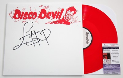 LEE SCRATCH PERRY SIGNED DISCO DEVIL LP RED VINYL RECORD ALBUM RSD