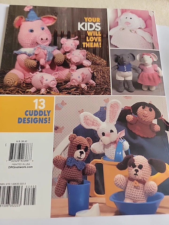 ~BIG BOOK OF ANIMALS - ANNIE'S ATTIC CROCHET - 2008  13 Designs - Image 2 of 2