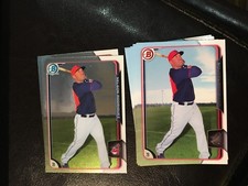 2015 Bowman Draft #179 Nelson Rodriguez 10 count lot 2 chrome 8 base lot Indians