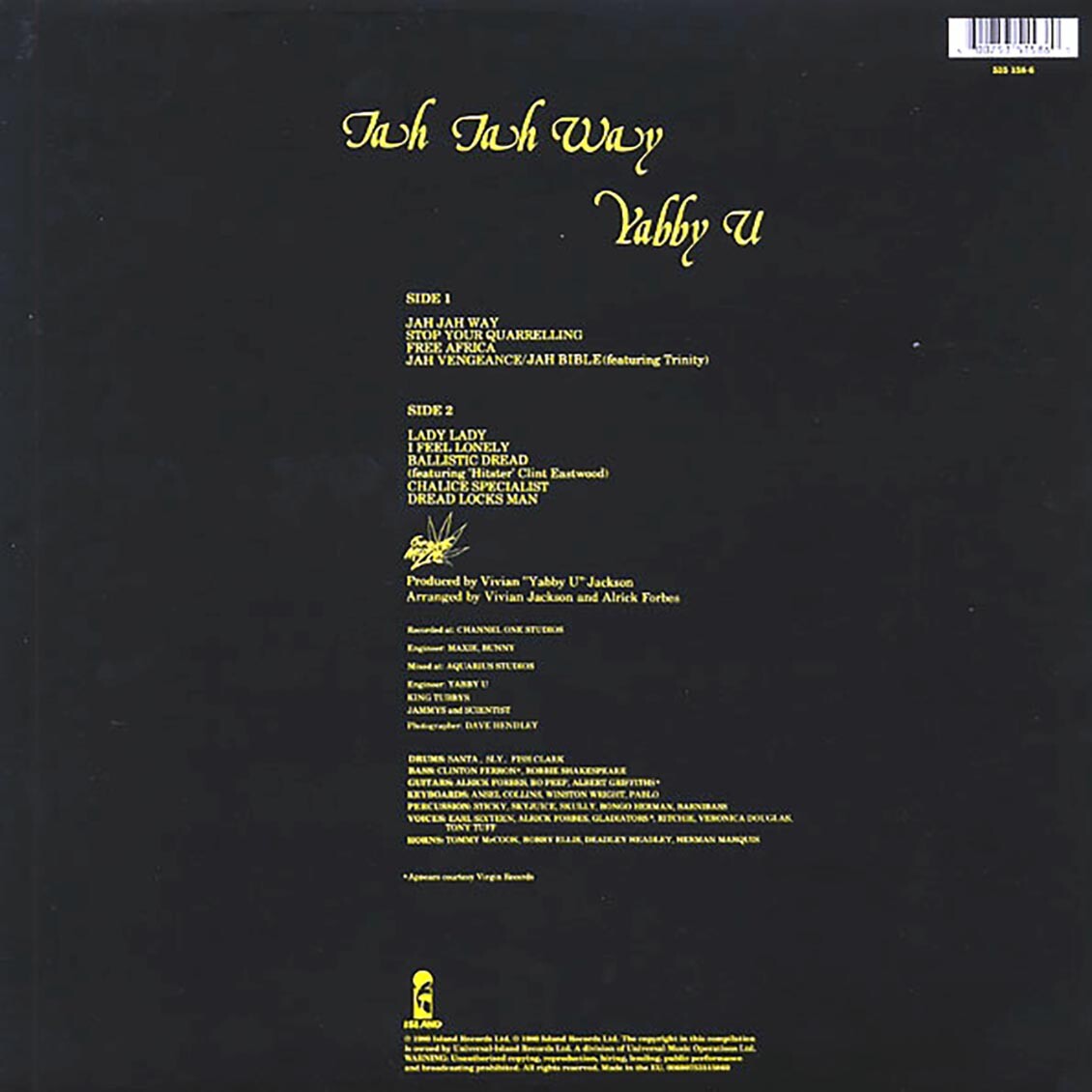 ★Yabby U /Jah Jah Way レコード★ Yabby U – Jah Jah Way – Vinyl (180 Gram, LP, Album, Reissue