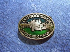 Outdoorsman Lancaster, California Hunting Belt Buckle