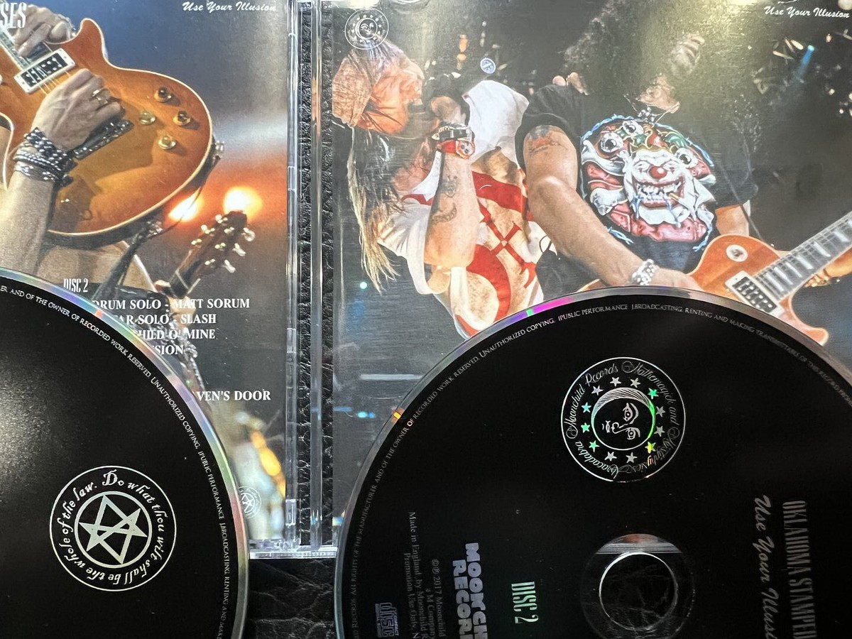 GUNS N' ROSES rare live 2 DISCs U.S.A OKLAHOMA 1992 glam rock | eBay