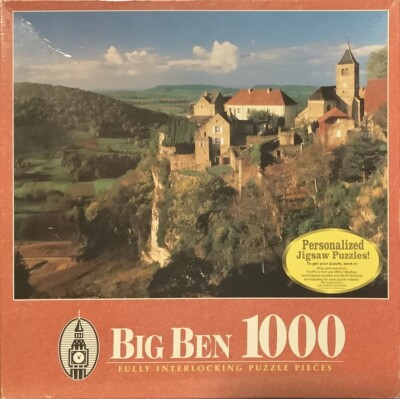 Milton Bradley Big Ben Jigsaw Puzzle / 1000 Pieces - Chateau