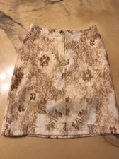 T R U Supply TRU Supply Skirt Size Xs Tan White 