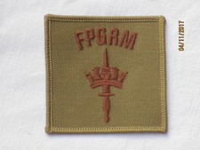 Fleet Protection Group Royal Marines Commando, FPGRM,TRF,Patch, khaki, 2x