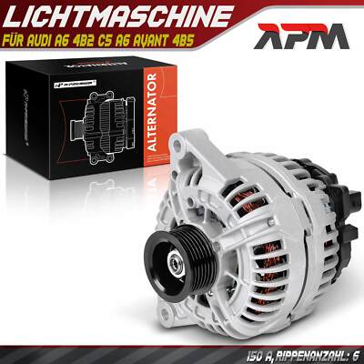 Lichtmaschine Generator 150A 14V für Audi A6 4B2 C5 A6 Avant 4B5 quattro 02-05