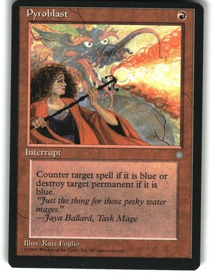 Magic the Gathering - Ice Age Pyroblast 1995 213 Common