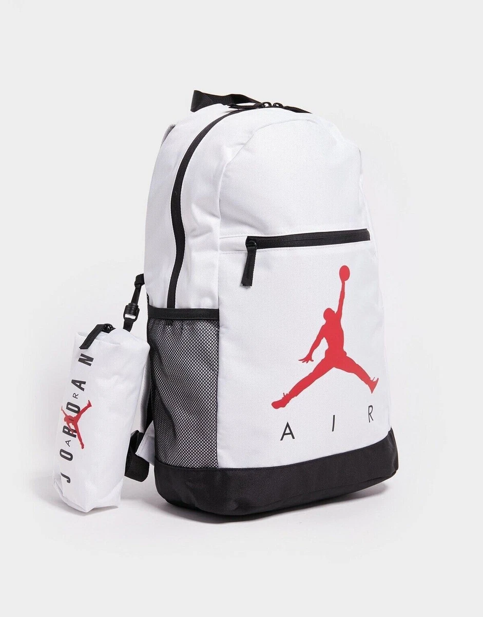 Nike Air Jordan KIDS Backpack SCHOOL BAG Pencil Case WHITE 9A0503-001 $50  NEW | eBay