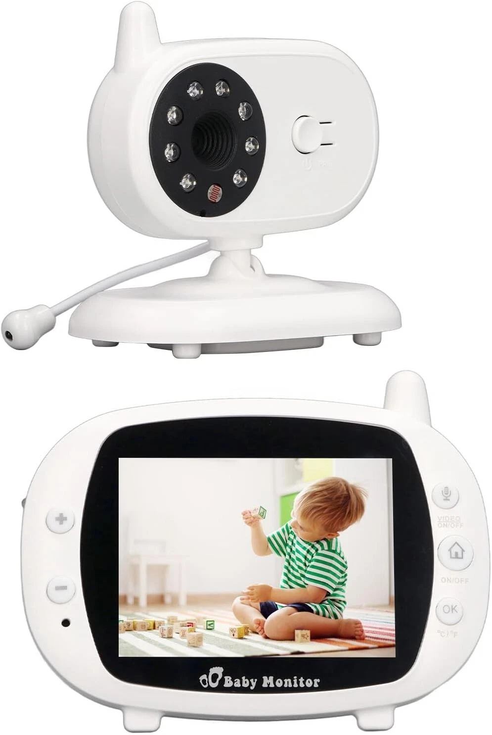 Yctze 3.5in Wireless Baby Video Monitor