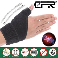 Thumb Brace Support Spica Splint Arthritis Tendonitis Fit Both Hand Pain Relief