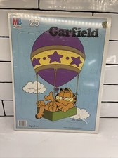 Vintage Garfield Frame Tray Puzzle 25 pieces Milton Bradley Vintage 1978