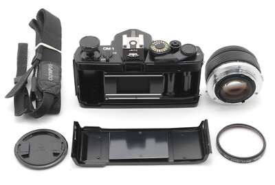 EXC+5 w/ Strap] Olympus OM-1 SLR Film Camera + G.Zuiko Auto-S 50mm