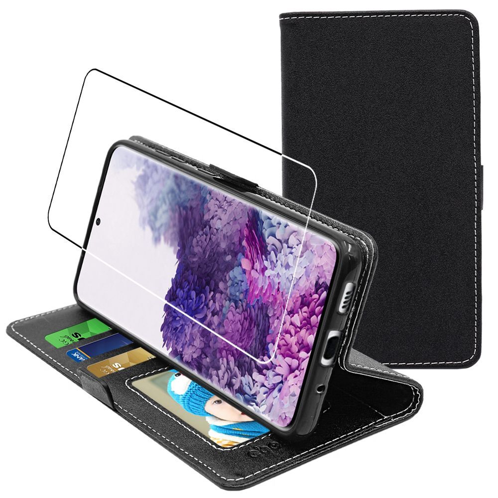 Housse Samsung S20 avec fentes pour cartes et support vidéo