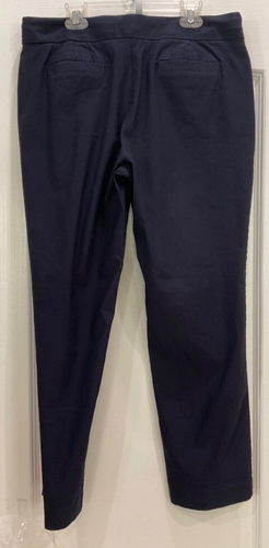 Briggs Womens Casual Pants Size 12P Blue Straight Front Pockets Pull On 57 - Picture 4 of 8
