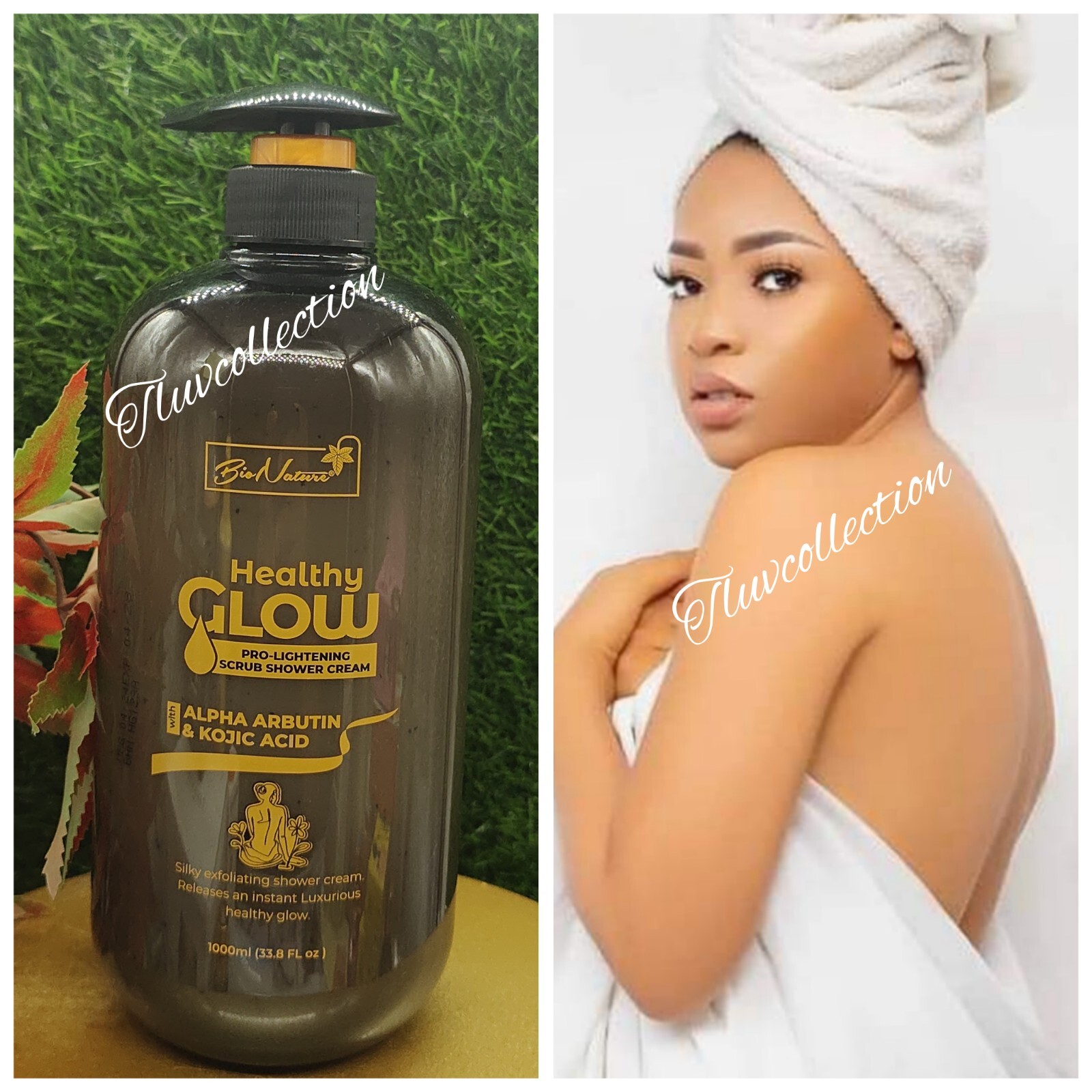 Healthy Glow Ultra Whitenizer With Alpha Arbutin + Kojic Body Wash Shower 1000ml