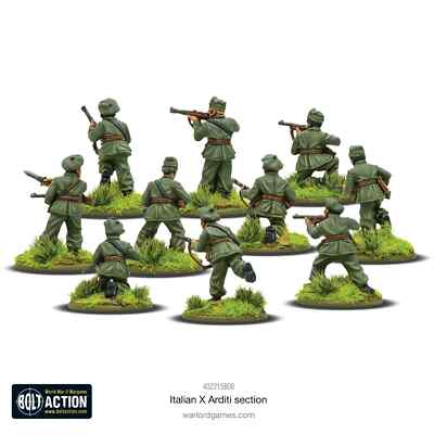 Bolt Action 402215806 Italian X Arditi Section (WWII) Commando