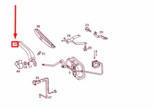 Neuer MERCEDES-BENZ SL R129 Scheinwerfer-Wischerarm vorne rechts A1298200444
