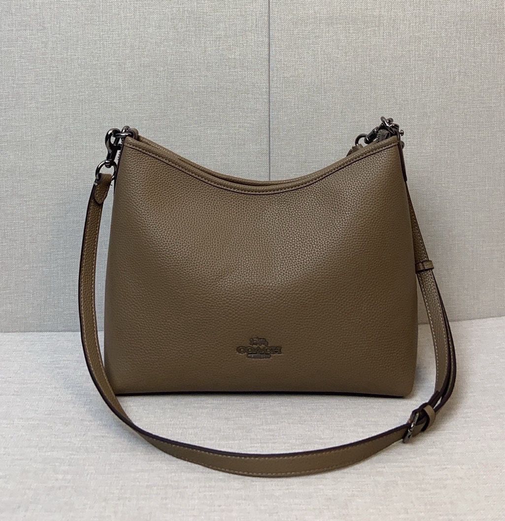 COACH Laurel Dark Stone Shoulder Bag for Women New Outlet Style CR148