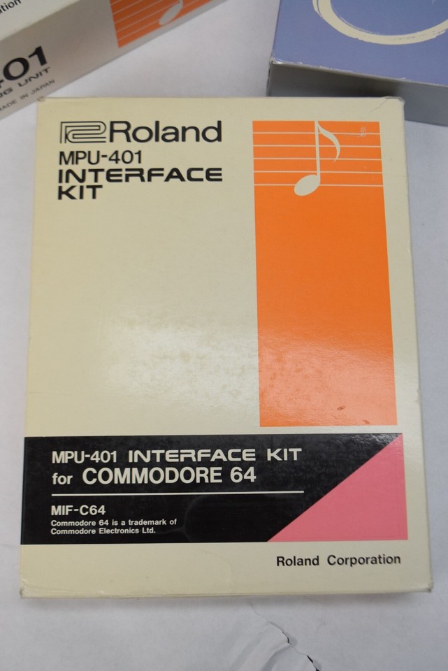 Roland MPU-401 Processing Unit Midi Interface Muse Software Commodore ...