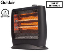 800w Radiant Space Heater 2 Settings Instant Radiant Heat Goldair 2 Radiant  Bars for sale online | eBay