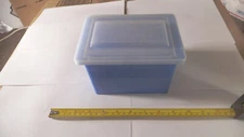 Vintage Fluoroware 100mm wafer storage box and cover