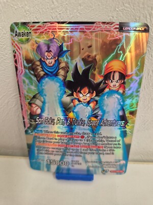 Son Goku, Pan & Trunks Space Adventurers BT17-001 UC Foil