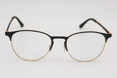 Ray-Ban Rb6375 2890 Black On Gold Browline Eyeglasses Frames 51-18