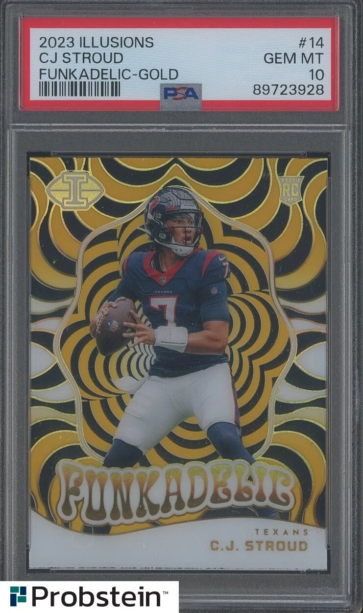 CJ Stroud Panini Illusions Funkadelic #14 Gold