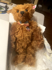 Steiff The Great American Teddy Bear 2015 Music Box LED 209/1500 Roosevelt