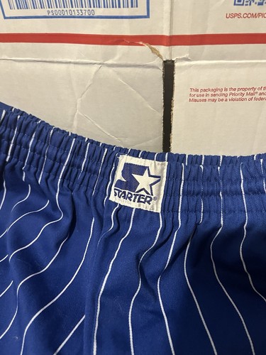 Pantalones Cortos de Béisbol Vintage Starter Milwaukee Brewers Rayas Para Hombre Medianos M MLB - Imagen 3 de 11