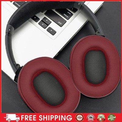 Ersatz-Ohrpolster für Skullcandy Crusher 3.0 (Weinrote Proteinhaut)
