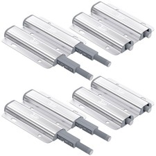 4 PCS Heavy Duty Metal Double Push To Open Door Catch Latch Cabinet Drawer