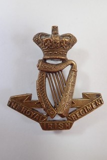 Royal Irish Regiment original Victorian Cap Badge.