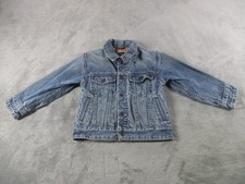 Gap Kids Denim Trucker Jacket Youth XS 4-5 Blue Jean Button Front Pockets