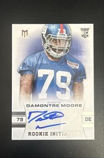 2013 Panini Momentum - Rookie Initiation Damontre Moore #20 Signatures /299 (AU,